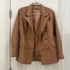 Blank NYC leather blazer